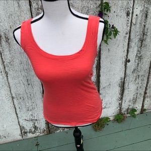 Anthropologie orange size xs tank top